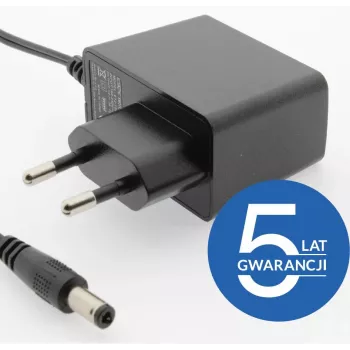 ESPE Fuente de alimentación 12V 2A 24W con conector hueco recto 5,5x2,1mm, 5 años de garantía
