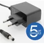 ESPE Fuente de alimentación 12V 2A 24W con conector hueco recto 5,5x2,1mm, 5 años de garantía