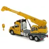 LEAN TOYS Camión grúa teledirigido Pilot 2.4G Luces Sonidos Amarillo