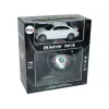 LEAN TOYS BMW M3 teledirigido Blanco 2.4G Pilot con volante 1:18 Sonido Luces