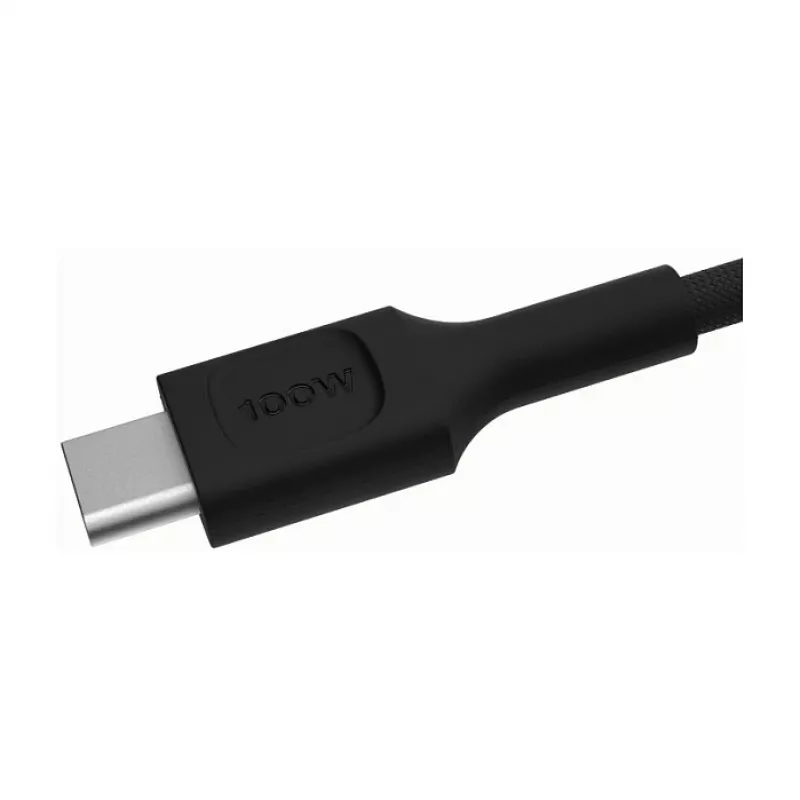 Green Cell PowerStream cable USB-C a USB-C 100W, 0,3 m, negro