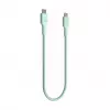 Green Cell PowerStream Cable USB-C a USB-C 100W 2m Verde menta