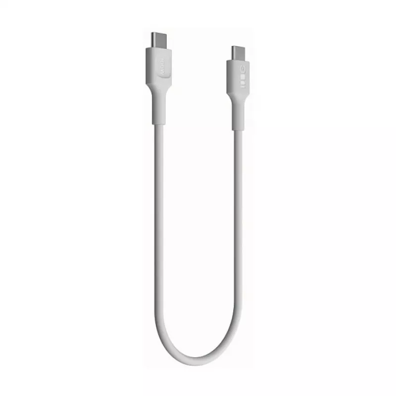 Green Cell PowerFlex Cable USB-C a USB-C 100W PD carga rápida 0,3m Blanco