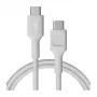 Green Cell PowerFlex Cable USB-C a USB-C de carga rápida 100W Blanco 1,2m