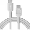 GREEN CELL PowerFlex Cable USB-C a USB-C 2m 100W PD Blanco nieve