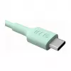 Green Cell PowerFlex Cable USB-C a USB-C de carga rápida 100W 0,3m Verde menta