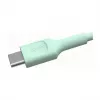 Green Cell PowerFlex Cable USB Type-C a USB Type-C de carga rápida 100W Verde menta 1,2m