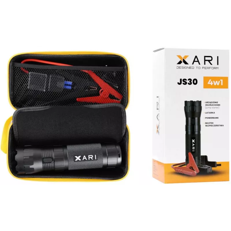 XARI Jump Starter PS-D30 Plus 3000A 20000mAh Arrancador 12V con linterna LED