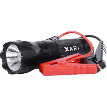 XARI JS50 Arrancador 4 en 1 1000A Pico, 20000mAh Power Bank, Compresor de aire, Linterna LED