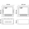 OXT T261 Relé mini 1 canal ZigBee TUYA Smart Switch