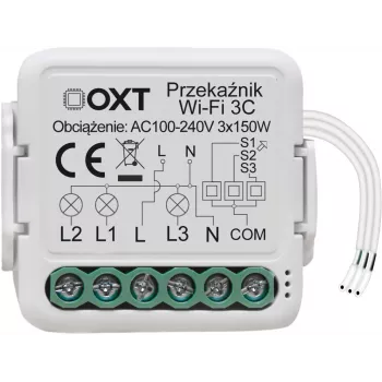 OXT Módulo relé WiFi mini 3 canales Tuya T223