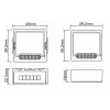 OXT T264 Módulo relé inteligente mini 4 canales ZigBee 3.0 Tuya