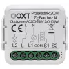 OXT Módulo relé mini 2 canales sin neutro ZigBee TUYA T272