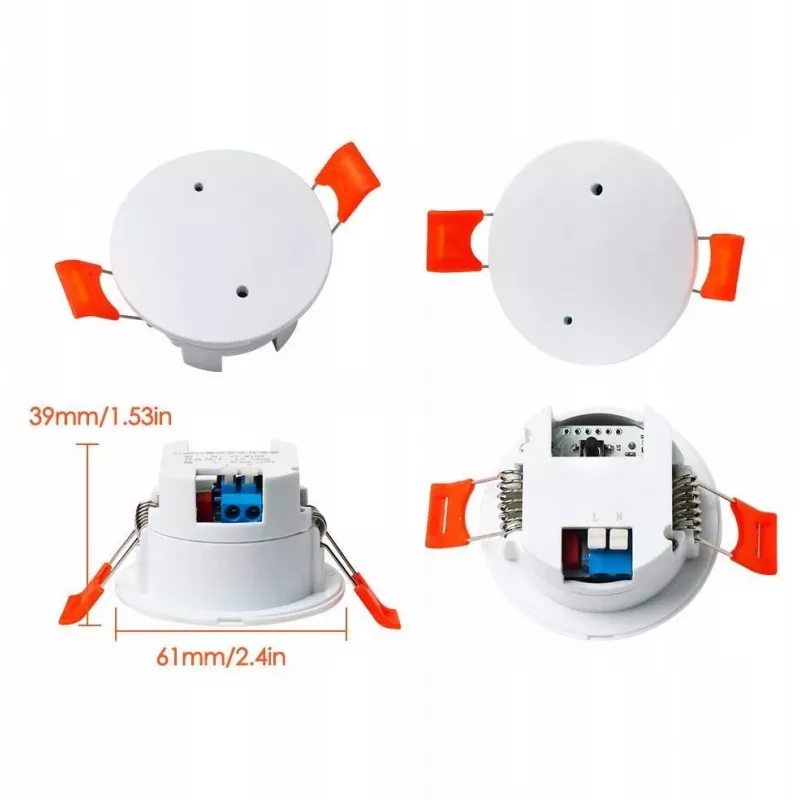 OXT T150 Sensor de presencia y luminosidad radar mmWave 230V WiFi Tuya Smart Life