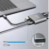 ZENWIRE Hub USB-C Adaptador 4 en 1 2x HDMI 4K USB 3.0 Space Gray BYL-2309
