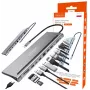 ZENWIRE USB-C Hub Adapter 12 en 1 Docking Station 2x HDMI 4K Ethernet RJ45 USB 3.0 BYL-2211