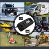 ZENWIRE JMD-10 Cargador de batería de coche inteligente 12V 24V 10A con función de reparación