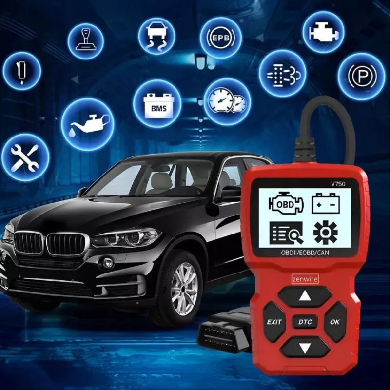 ZENWIRE V750 Interfaz escáner de diagnóstico OBD2 CAN para BMW