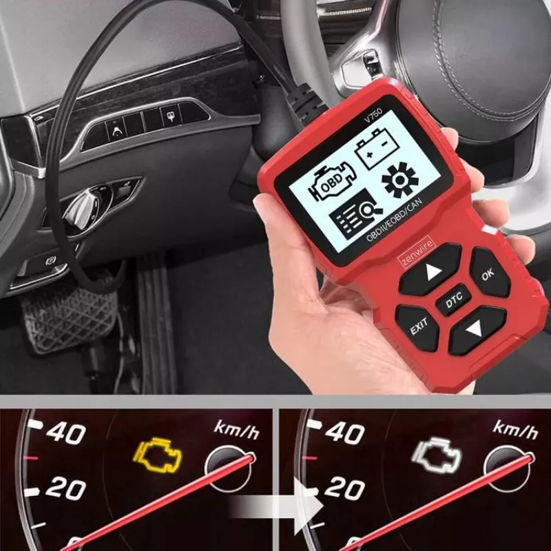 ZENWIRE V750 Interfaz escáner de diagnóstico OBD2 CAN para BMW