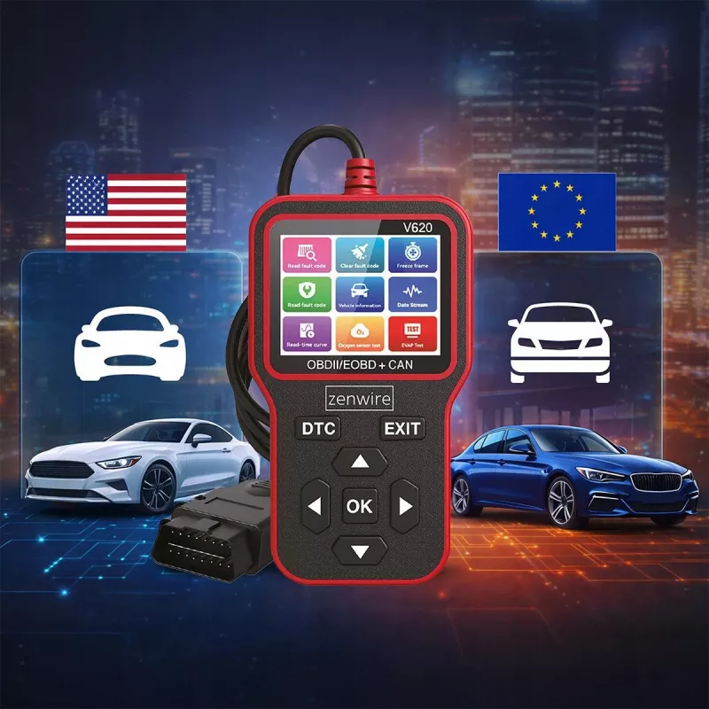 ZENWIRE V620 OBD2 ELM327 interfaz CAN escáner de diagnóstico