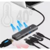 ZENWIRE BS-HC703 adaptador hub USB-C 7 en 1 con HDMI 4K, USB 3.0, SD, PD