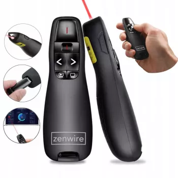 ZENWIRE S15 Puntero láser USB para presentaciones
