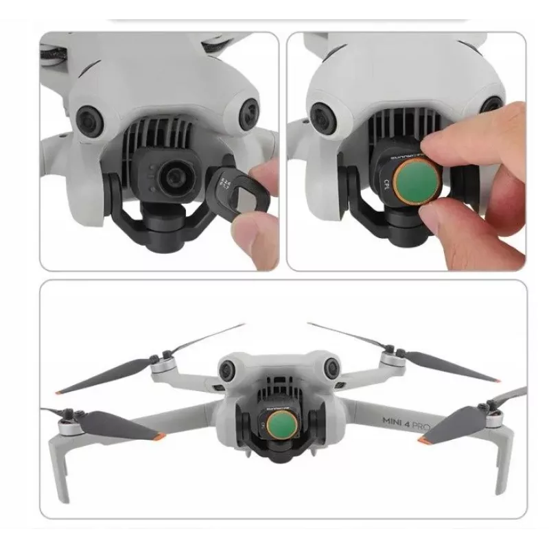 SUNNYLIFE Filtro ND32 Gris para DJI Mini 4 Pro + Funda protectora N4P-FI722-32