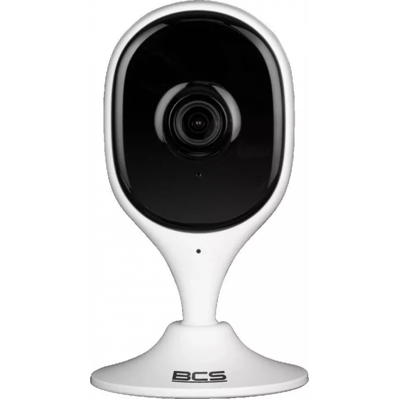 BCS LINE BCS-L-SHOME01 Cámara Wi-Fi interior 2MP, Full HD 1080p, visión nocturna, audio bidireccional, Blanco