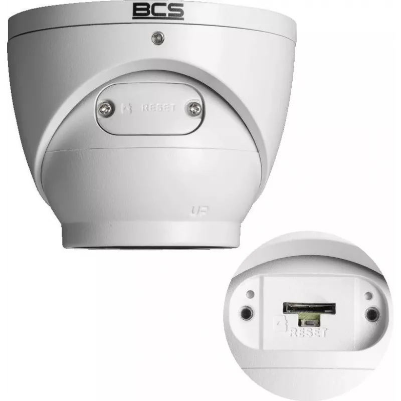 BCS LINE BCS-L-EIP16FCR3L3-Ai1 Cámara IP turret 6MP con IA, 2,8 mm, PoE