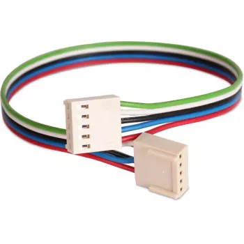 SATEL Cable PIN5/PIN5 - Cable de conexión de 1m para sistemas de alarma, Blanco