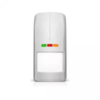 SATEL AOD-210 GY Detector de movimiento exterior dual PIR/microondas con sensor de crepúsculo - gris