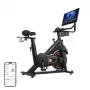 MERACH MR-S36B3 Bicicleta estática - bicicleta vertical magnética con Bluetooth, pantalla LCD, transmisión por correa, volante de inercia de 6 kg, peso máximo de usuario 120 kg