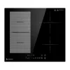 AMZCHEF CE-FS-I72S-FFDD07 Placa de inducción 4 zonas 7200W negra para empotrar