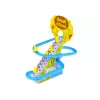LEAN TOYS Juego educativo pista de carreras tobogán patos escalada