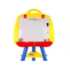 LEAN TOYS Pizarra blanca magnética con soporte 1200x900mm de doble cara giratoria 360°