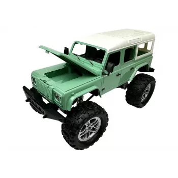 Double E Coche teledirigido Jeep R/C verde 7,5 km/h 1:14 2,4G