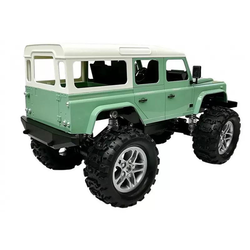 Double E Coche teledirigido Jeep R/C verde 7,5 km/h 1:14 2,4G