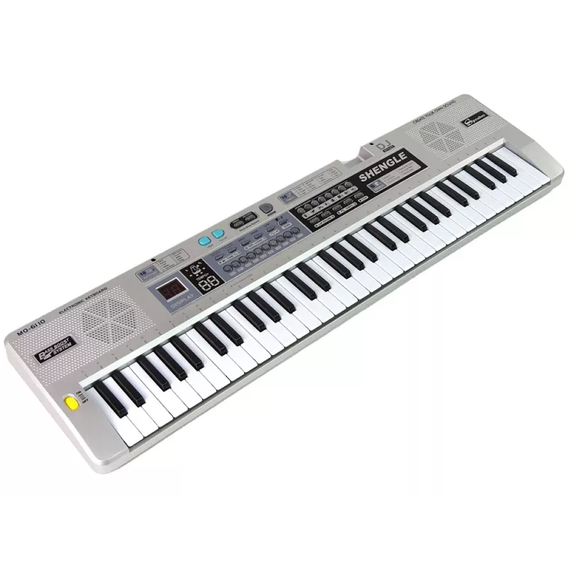LEAN TOYS Teclado MQ-6110 Micrófono Órgano 61 Teclas