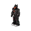 LEAN TOYS Robot Interactivo con Función de Caminar, Sonido y Luz, Negro