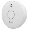EL-HOME SD-87A2 Detector de Humo - Sensor Óptico Fotoeléctrico, Pila 9V, Blanco