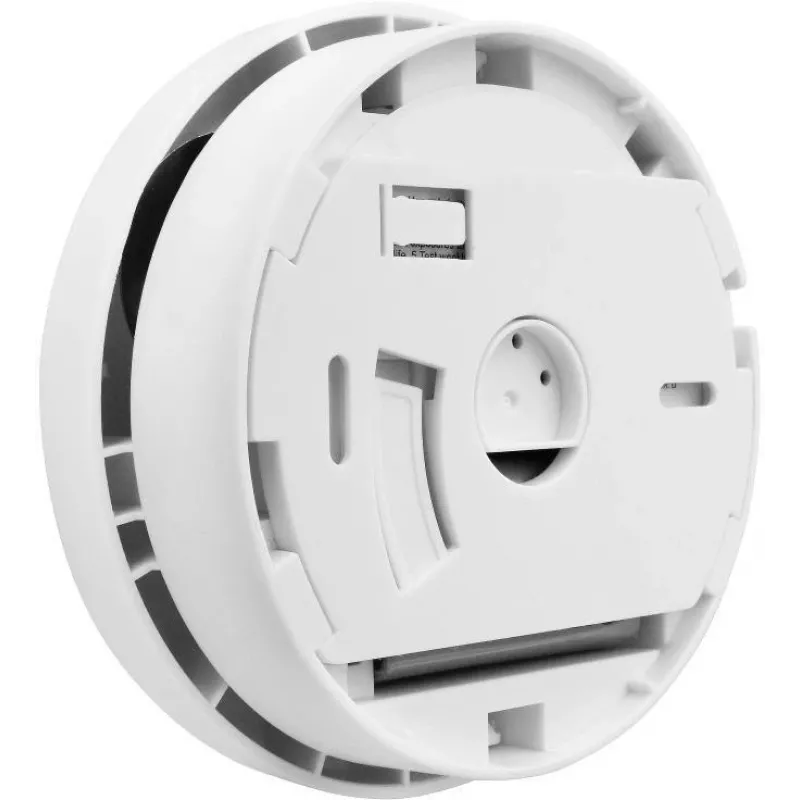 EL-HOME SD-87A2 Detector de Humo - Sensor Óptico Fotoeléctrico, Pila 9V, Blanco