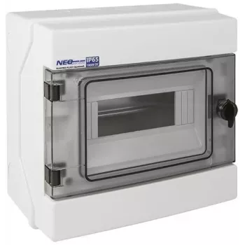 ELEKTRO-PLAST OPATÓWEK Caja de Distribución Modular Hermética 1x8 Superficie (N+PE) IP65 RH-8
