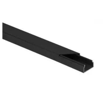 STASIŃSKI SP. Z O.O. Set de canaleta para cables negro CLS 14x14 2m (pack de 10)