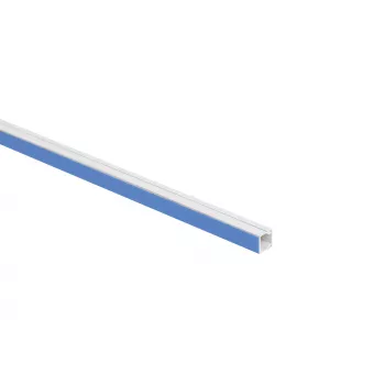 STASIŃSKI TLS 20x14 Canaleta para cables de PVC blanca con cinta adhesiva, 2m, pack de 10