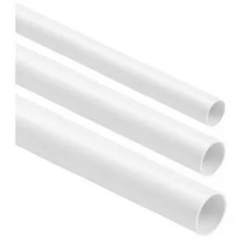 STASIŃSKI SP. Z O.O. Tubo rígido liso de instalación eléctrica blanco RL-16 2m (pack de 25)