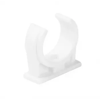STASIŃSKI SP. Z O.O. Brida semiabierta para tubos de 22mm, blanca, pack de 100 uds.