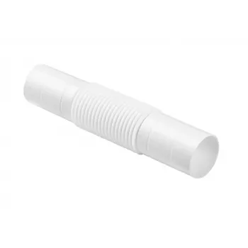 STASIŃSKI ZCL-28 Manguito para tubos de instalación eléctrica, recto, blanco, 28 mm, pack de 100 uds.