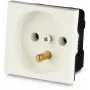 JAVEL Toma con contacto de protección 1 módulo empotrable blanca 16A 250V