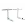 Ivensis IWL450 Soporte plegable para estante con riel de montaje 450 mm blanco