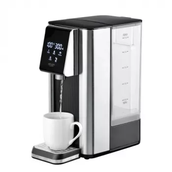 Adler AD 1356 Hervidor de agua, 1,7 L, 2200 W, acero inoxidable, plateado